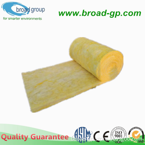 Building Walll Insulation Fire Resistance Fiber Glass Wool Roll